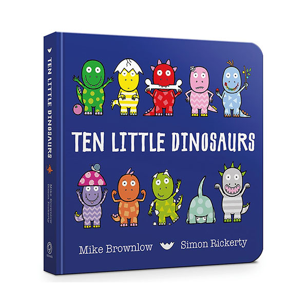 Ten Little Dinosaurs (Board Book, )