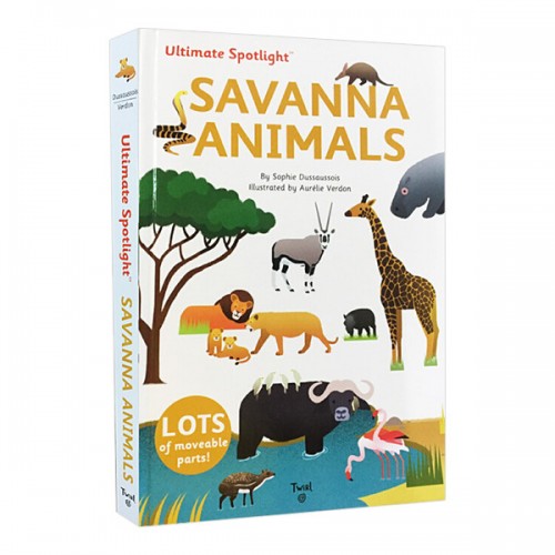 Ultimate Spotlight : Savanna Animals (Hardcover)