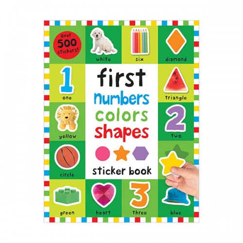 First 100 Sticker Book : First Numbers, Colors, Shapes
