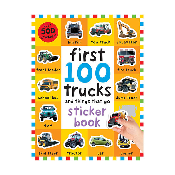  First 100 Stickers : Trucks and Things That Go : Sticker book