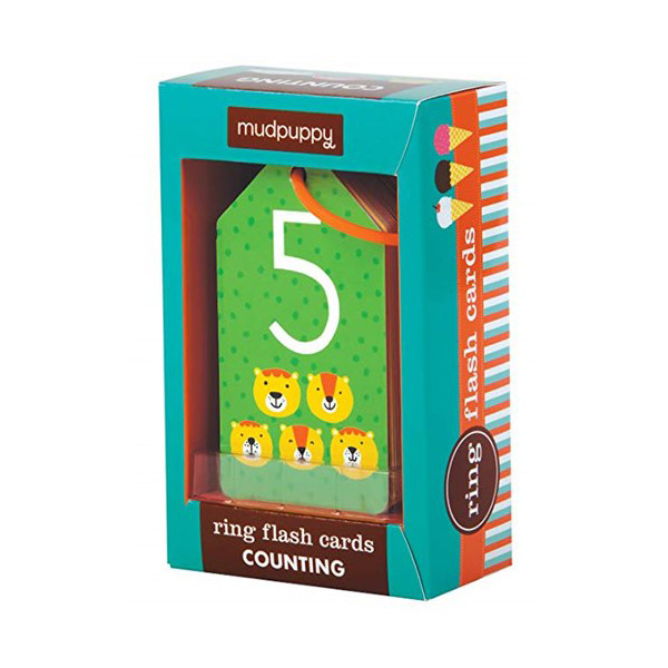 Mudpuppy Illustrated Counting Flash Cards