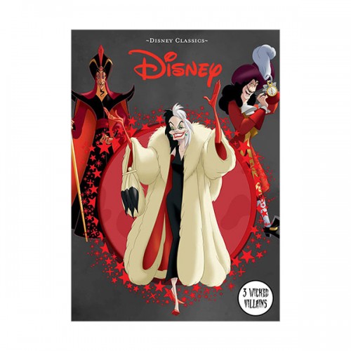 Disney Die Cut Classics : 3 Wicked Villains