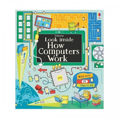 Usborne Look Inside : How Computers Work (Board book, )