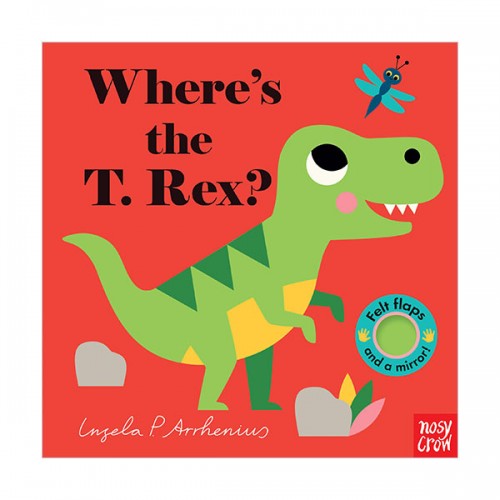 Where's the T. Rex? : Felt Flap Book (Board book, ̱)