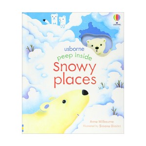 Usborne Peep Inside : Snowy Places (Board book, )