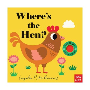 Where's the Hen? : Felt Flap Book (Board book, ̱)