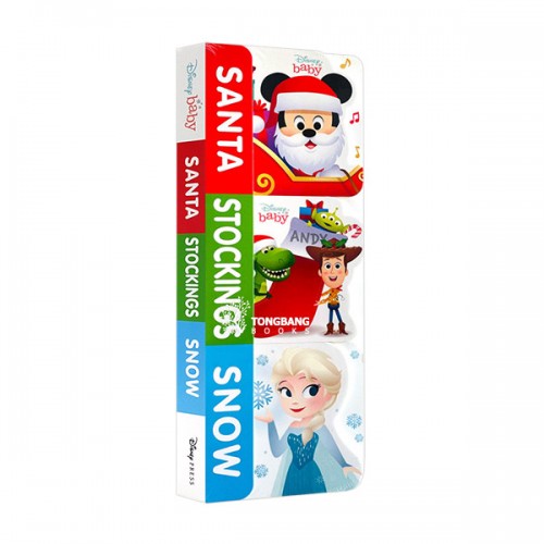 Disney Baby Santa, Stockings, Snow