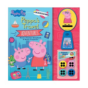 Peppa Pig : Peppa's Travel Adventures Storybook & Movie Projector 