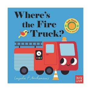 Where's the Fire Truck? : Felt Flap Book (Board book, 미국판)