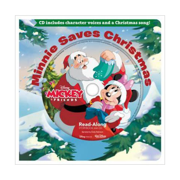 Minnie Saves Christmas Read-Along Storybook & CD