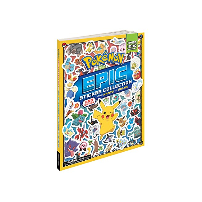 Pokemon Epic Sticker Collection 2nd Edition: From Kanto to Galar  