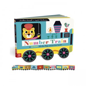 Number Train: A Giant Lift-The-Flap Concertina Book!