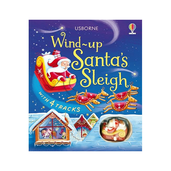Wind-Up Santa's Sleigh