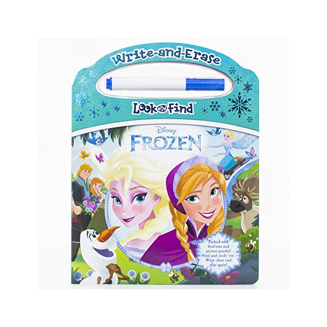 Disney Frozen: Write-And-Erase Look and Find : Wipe Clean Learning Board