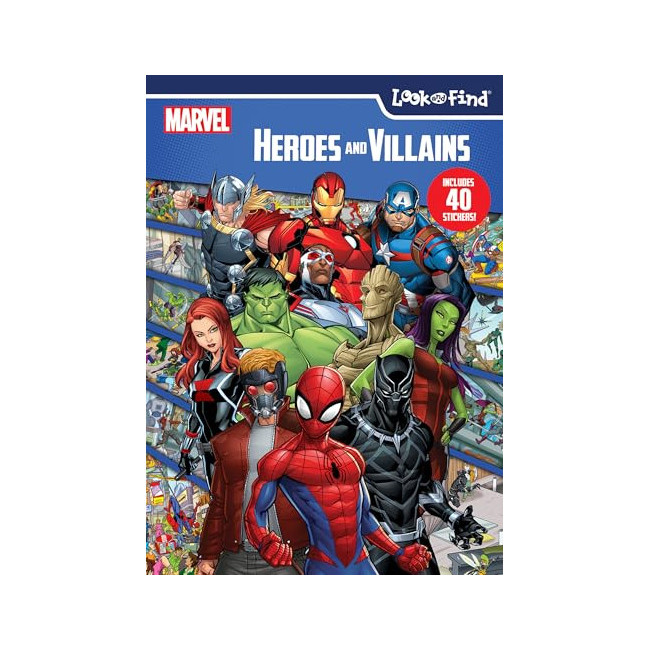 Look and Find : Marvel Spider-man, Avengers, Guardians, and More!