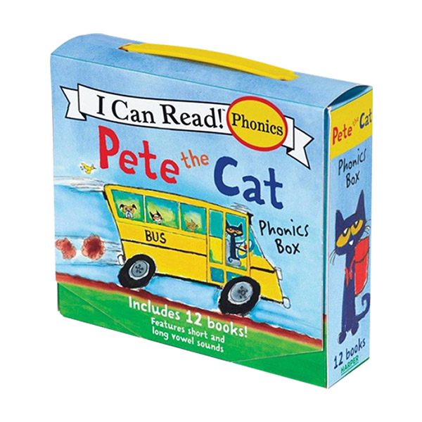 I Can Read Phonics: Pete The Cat Phonics Box : 12 Mini-Books Boxed Set (Paperback) (CD)