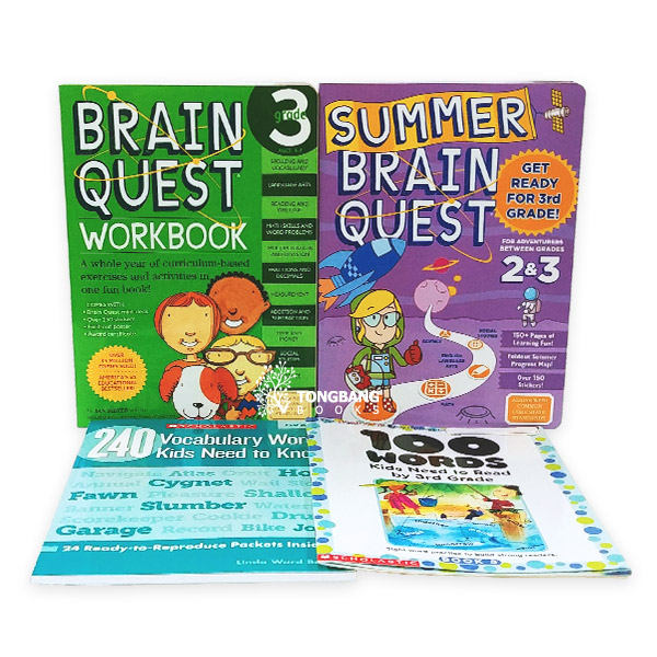 Brain Quest & Scholastic Grade 3  4 Ʈ (Paperback)
