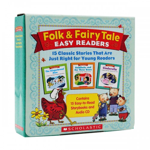 Folk & Fairy Tale box set with CD (Paperback 15종 + Audio CD 1장)