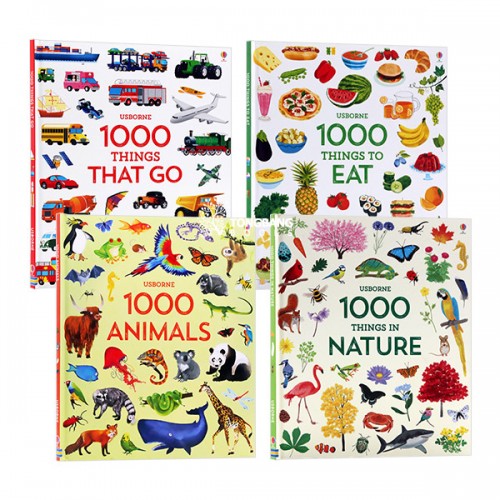 Usborne 1000 Things ø ϵĿ ĺ 4 Ʈ (Hardcover, ) (CD )
