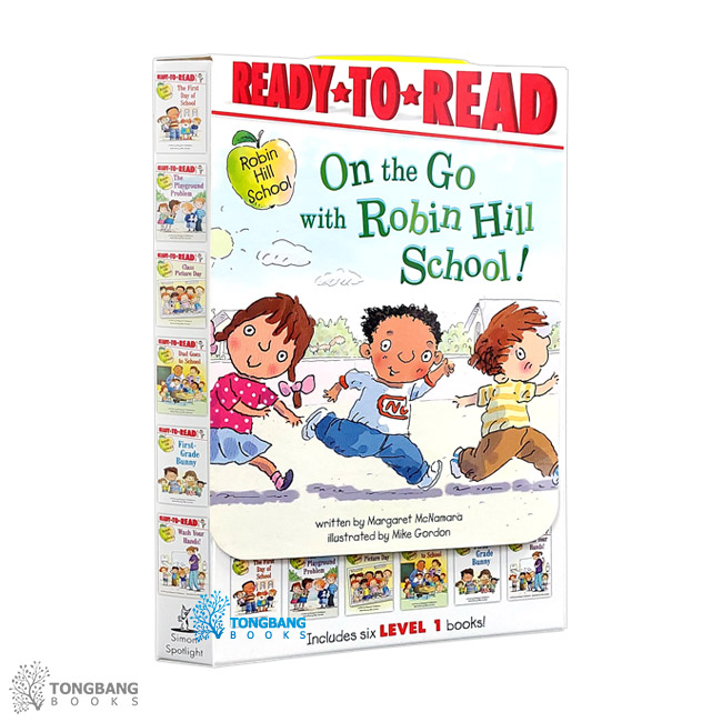 Ready To Read 1�ܰ� : On the Go with Robin Hill School 6�� Boxed Set
