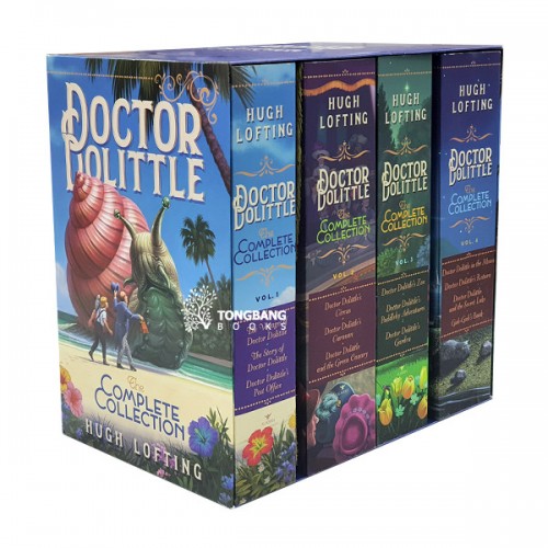 [ θƲ] Doctor Dolittle : The Complete Collection #01-4 Books Boxed Set (Paperback) (CD)