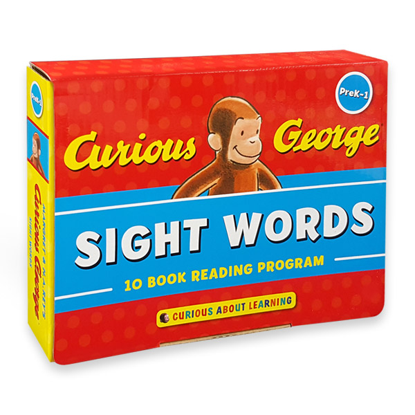 Curious George Sight Words : 10-Book Reading Program (Paperback) (CD)