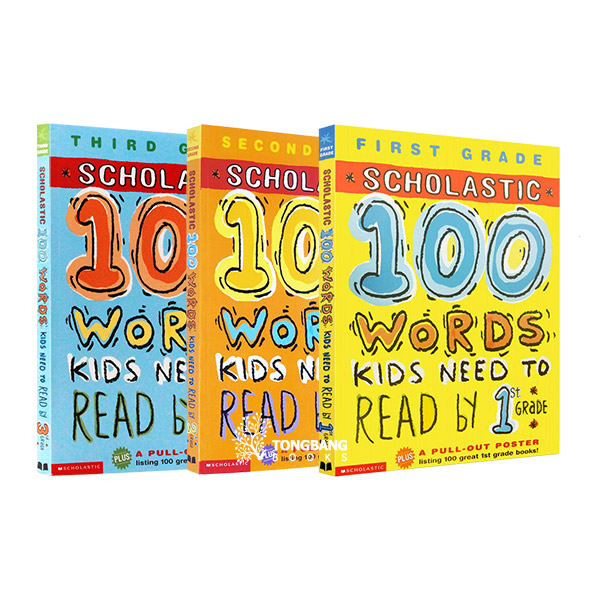 Scholastic 100 Words Kids Need to Read Grade 1~3  3 Ʈ [1~3 Grade]