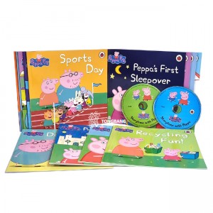 Peppa Pig 13 Books and 2 CD Colletion 