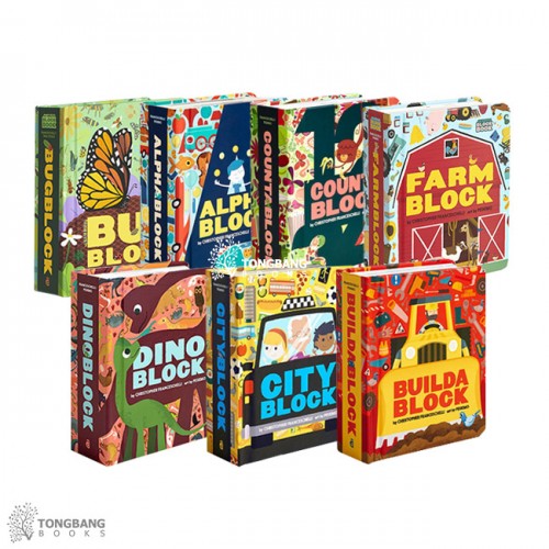 Block Book Ϻ 7 Ʈ (Board Book) (CD)