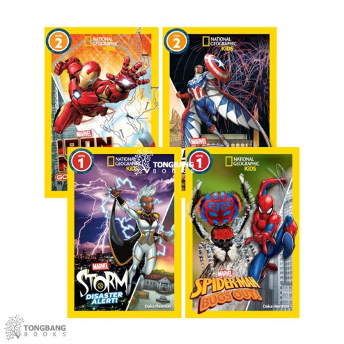 National Geographic Kids Readers : Marvel 4�� ��Ʈ