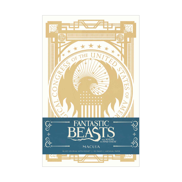 Fantastic Beasts and Where to Find them : MACUSA Hardcover Ruled Journal