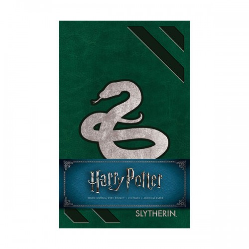 Harry Potter : Slytherin Hardcover Ruled Journal  (Note)