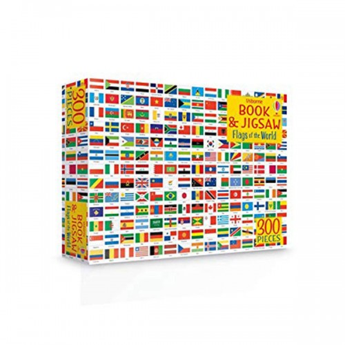 Usborne Book and Jigsaw : Flags of the World (Puzzle)