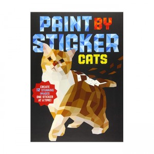 Paint by Sticker: Cats: Create 12 Stunning Images One Sticker at a Time!