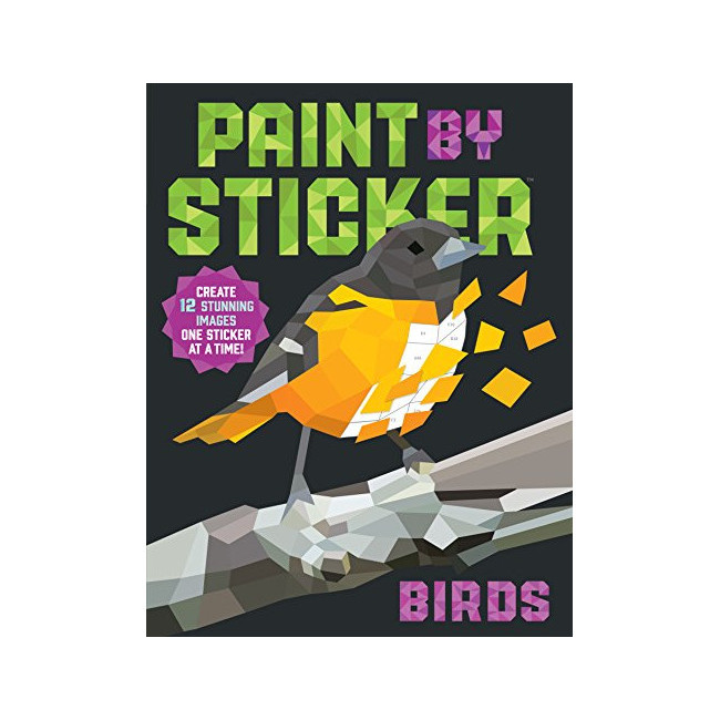 Paint by Sticker: Birds : Create 12 Stunning Images One Sticker at a Time! (Paperback, 미국판)