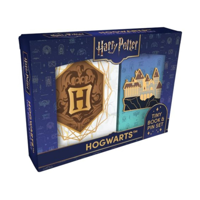 Harry Potter: Hogwarts Tiny Book and Pin Set