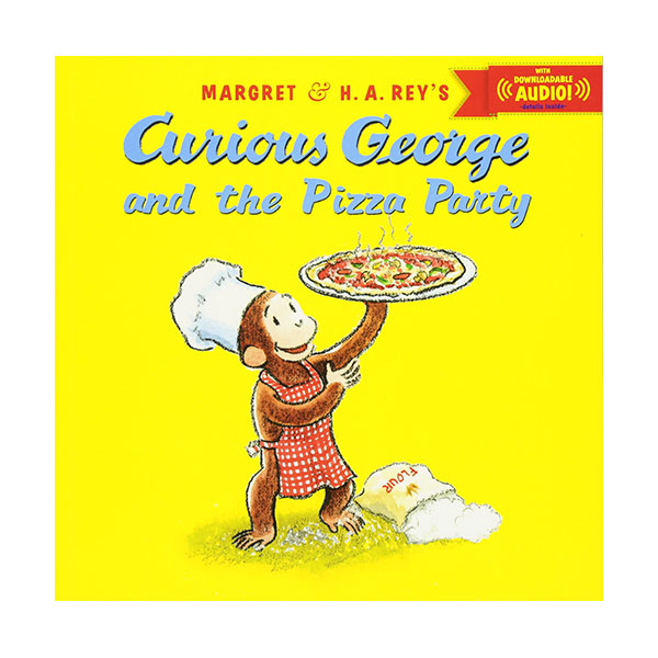 Curious George Series : Curious George and the Pizza Party With Downloadable Audio