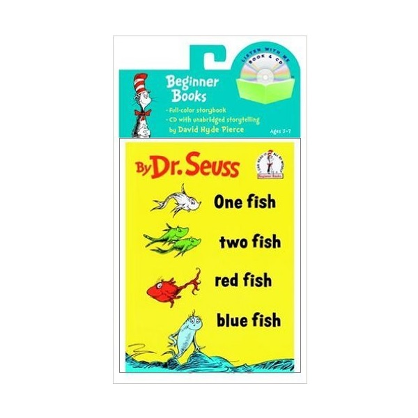 One Fish, Two Fish, Red Fish, Blue Fish (Paperback & CD)