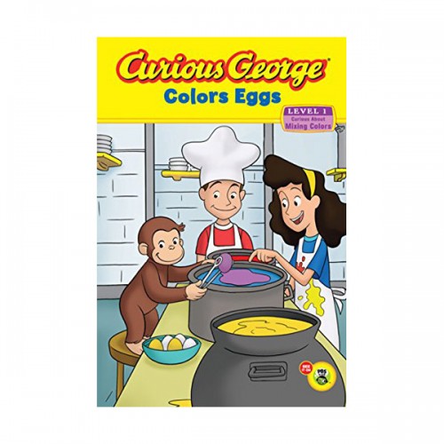 Curious George Early Reader Level 1 : Curious George Colors Eggs