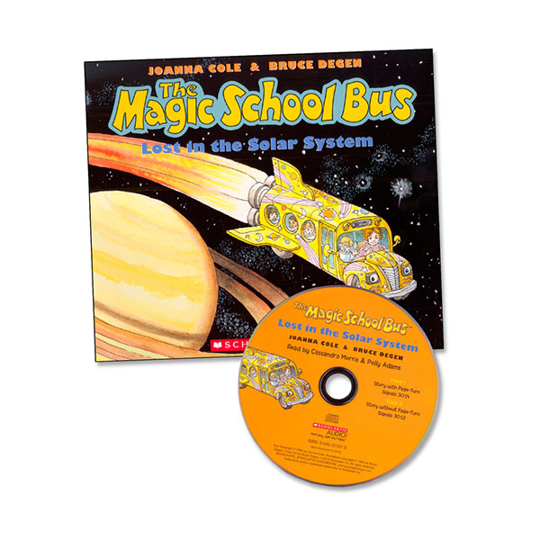 The Magic School Bus : The Lost in the Solar System (Paperback & Audio CD)
