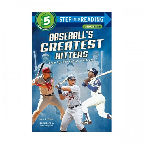 Step Into Reading 5 : Baseball's Greatest Hitters: From Ty Cobb to Miguel Cabrera (Paperback)