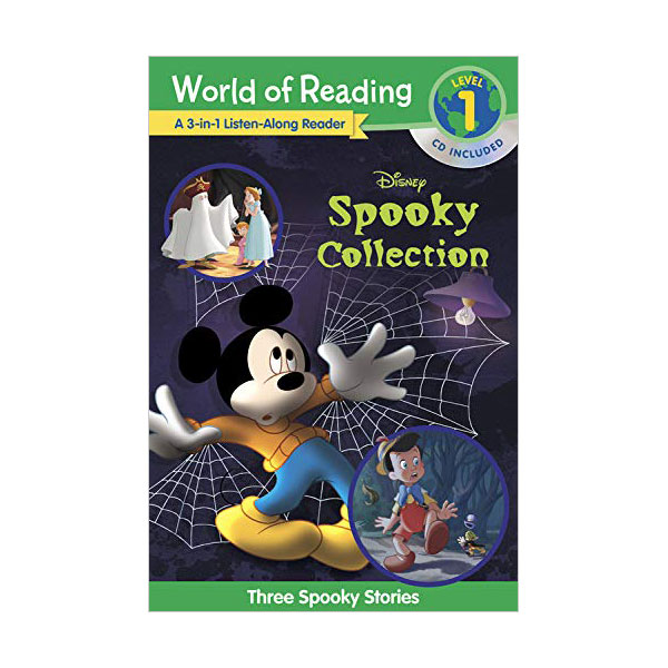World of Reading 1 : 3-in-1 Listen-Along Reader : Disney's Spooky Collection