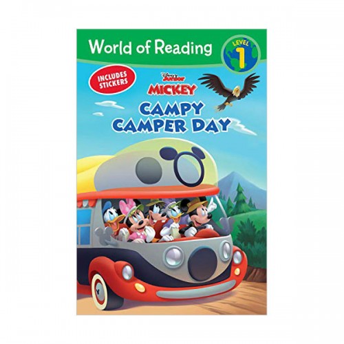 World of Reading Level 1 : Mickey Mouse Mixed-Up Adventures Campy Camper Day