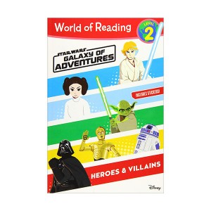 World of Reading Level 2 : Star Wars Galaxy of Adventures : Heroes & Villains