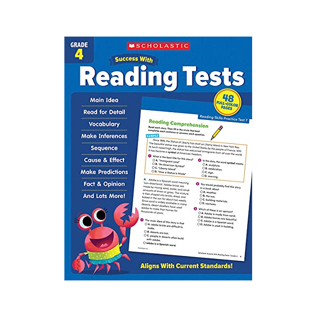 Scholastic Success With Reading Tests Grade 4 Workbook Scholastic Success With Reading Tests Grade 4 Workbook