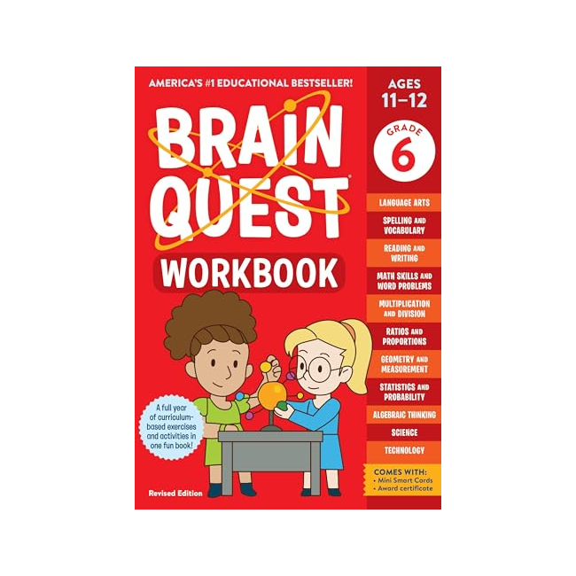 Brain Quest Workbook: 6th Grade (Revised Edition) (Paperback, ̱)