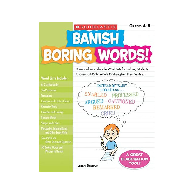 Scholastic Banish Boring Words! Grades 4-8 