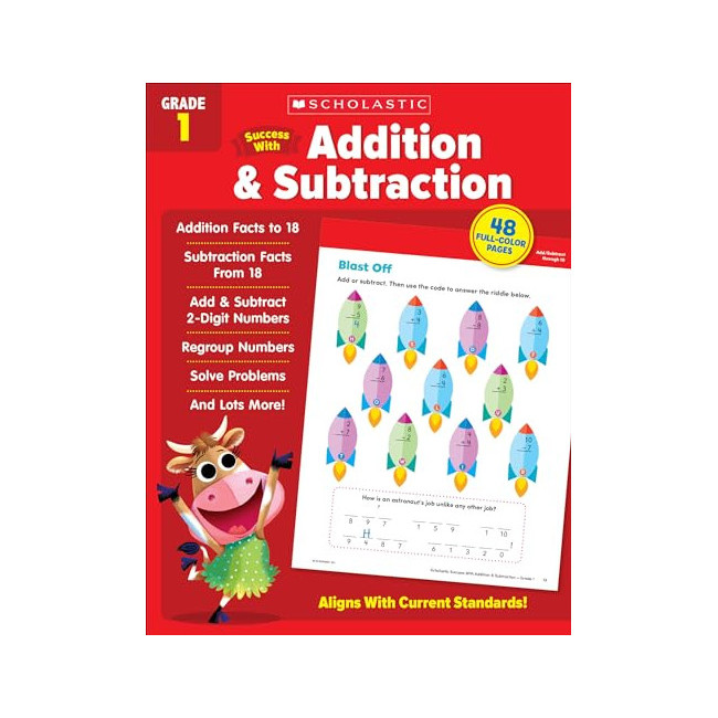 Scholastic Success With Addition & Subtraction Grade 1