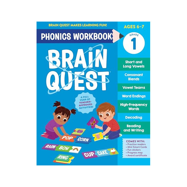 Brain Quest Phonics Workbook: Grade 1